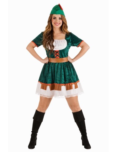 Costume da arciere Taglia M - di alta qualità, ideale per carnevale, feste a tema ed eventi speciali